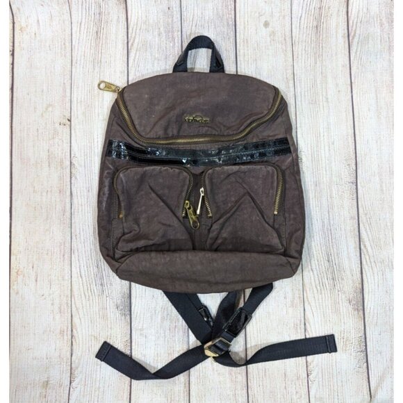 Kipling Women's  Small Brown Backpack Durable Shoulder Straps Top Handle - Picture 1 of 14